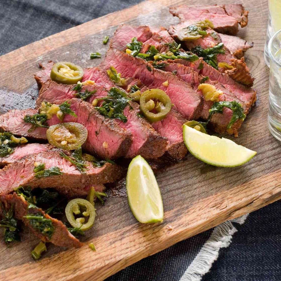 Arrachera marinada cítrica